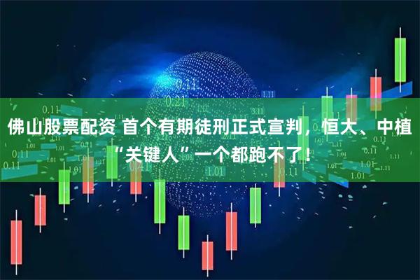 佛山股票配资 首个有期徒刑正式宣判，恒大、中植“关键人”一个都跑不了！
