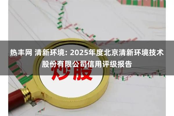 热丰网 清新环境: 2025年度北京清新环境技术股份有限公司信用评级报告